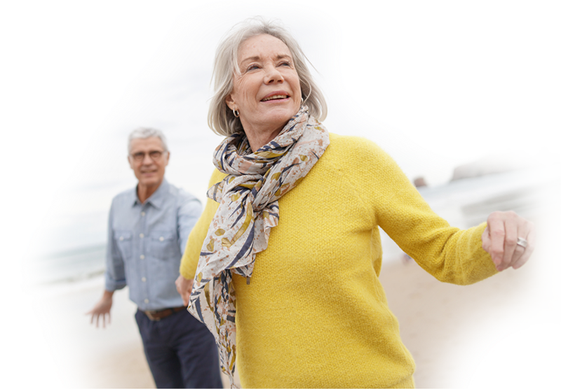 photo of couple on the beach